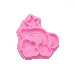 Baking Moulds Shape Fondant Mold Portable Replacement Cute Non-stick Kitchen Chocolate Mould Molding Tool Accessories