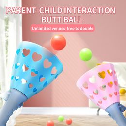 Sports Toys Catch Ball Game With 2 Baskets Throw Toy Set Parent Child Interactive For Outdoor Indoor Classroom Beach Games 230511