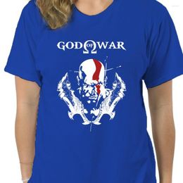 Men's T Shirts Men Shirt God Of War Kratos Black Cool Top Clothes T-shirt Novelty Tshirt Women 0613X