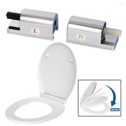 Toilet Seat Covers Hinges Set Toliet Repair Replacement AccessoriesToilet Soft Close Parts Cover Slow Down Connector