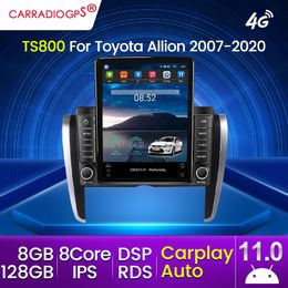 9.5inch Tesla Screen 128G for Toyota Allion T260 2007-2020 Car Dvd Radio Multimedia Video Player Navigation GPS Android No 2din