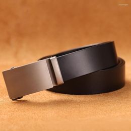 Belts Men's Leather Belt Automatic Buckle For Men Business Versatile Real Cowhide Male Superior Quality