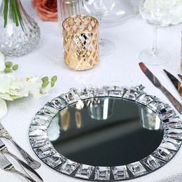 Party Decoration 20pcs)Acrylic Mirror / Gold Plates For Wedding Design Of Porcelain Dinnerware Set Yudao1471