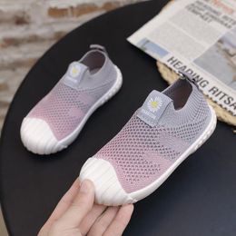Athletic Shoes Children's Casual Spring And Autumn Boys Girls Breathable Non-slip Wear-resistant Mesh Sports