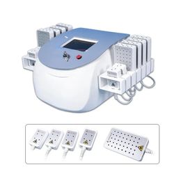 Professional effective slimming 650nm & 980nm 12 Pads lipolaser heating slimming fat reduce weight loss skin tightening skin lifting machine