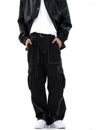 Men's Pants 2023 Men Women Clothing Yamamoto Style Walk Show Overalls Fried Street Trousers Lovers Plus Size Costume 27-46