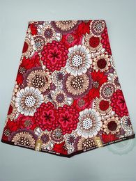 Fabric 2022 New Hot Sale African Wax Fabric Cotton Material Nigerian Ankara Block Prints Batik High Quality Sewing Cloth