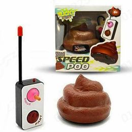 Novelty Games Remote Control Speed Poo Decompression Poop Toy Stool Funny Toy Remote Control Car Trick People Trick Toy Kids Joke Prank Toys 230512