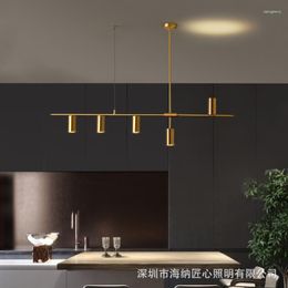 Pendant Lamps Aisilan Led Chandelier Modern All Copper Dining Room Light Luxury Bar Nordic Home Spot Lamp