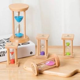 Other Arts and Crafts Fashion 3 Mins Wooden Frame Sandglass Sand Glass Hourglass Time Counter Count Down Home Kitchen Timer Clock