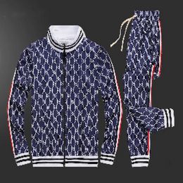 Mens tracksuit sportswear mens and womens Sweat Suit Full letters spring Autumn Fashion show Clothes Long Sleeved Two-piece Set Fall Jogging Jackets+pants Gsize:M-2XL