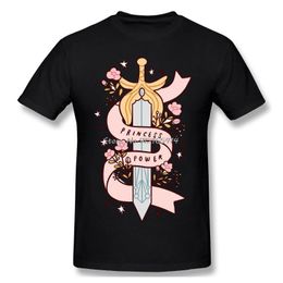 Men's T Shirts Princess Power T-Shirt Men Top Quality Cotton Short Summer Sleeve She Ra Of Anime Manga Casual Tshirt Loose