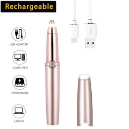 Eyebrow Trimmer Hair Remover for Women s Removal Electric Razor Battery Operated Smooth Finishing and Painless 230511