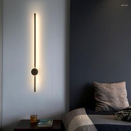 Wall Lamp Modern Sconce LED Lighting Home Indoor Decor Long For Living Room/Bedroom Nordic Light Fixture