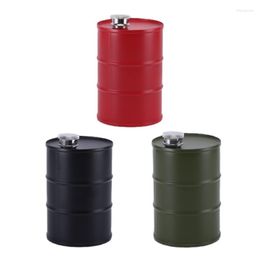 Hip Flasks Multipurpose Gasoline Can 700-800ml Wine Barrel Practical Outdoor Whisky Vodka Liquor Flaskt Bar Winery Bottle Gift Jug