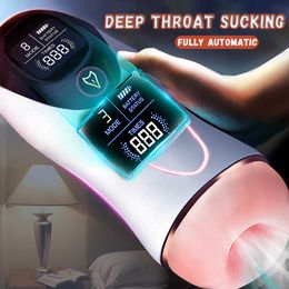 Sex Toys for Men Masturbation Cup Realistic Vagina Vibrator Pocket Pussy Male Blowjob Automatic Vacuum Sucking Simulator 18