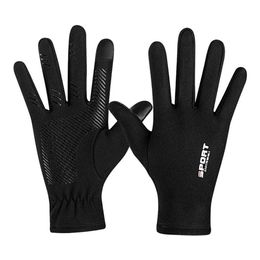 Sports Gloves 1 pair useful sports gloves windproof non slip sensitive training gloves for daily use outdoor unisex release gloves P230512