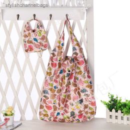 Shopping Bags Tote Bags Reusable Grocery Fold-up Folding Shopper Small Foldable Shopping Tote Bag In Pouch Pocket with Zip