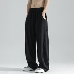 Men's Pants Men's Autumn Harem Pants Vintage Male Trousers Casual Wide Leg Loose Cotton Men Solid Colour Hip Hop Baggy Man Sweatpants 230512