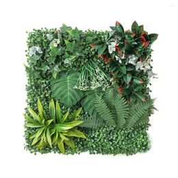 Decorative Flowers Artificial Plant Wall Hanging Pendent Exquisite Household Accessories Garden Decal Hallway Ornament Party Decoration