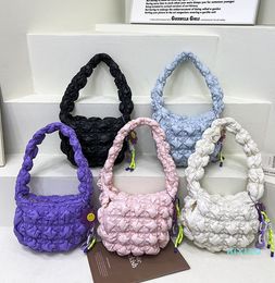 Designer-Cloud Bag With Key Chain Soft Fold Drawstring Shoulder Straps Chest Bags Large Dumpling Handbags Designer Women Crossbody Tote 2 size