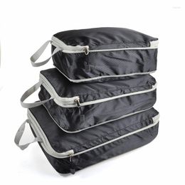 Storage Bags Travel Compression Packing Cubes Waterproof Bag Suitcase Luggage Organiser Foldable Nylon Handbag Pouch