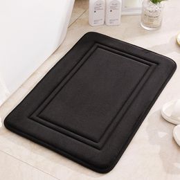 Carpets Bathroom Slip Resistant Mat Memory Sponge Slow Rebound Kitchen Thick Soft Absorbent Foot Pad Shower Toilet Decor Door Carpet