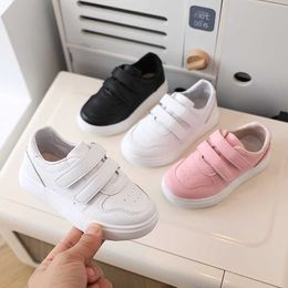 Athletic Outdoor Kids Sneakers Girls Boys Solid Children Shoes White School Casual Shoe Middle and Large Children's Sneakers Size 21-36 New Hot AA230511