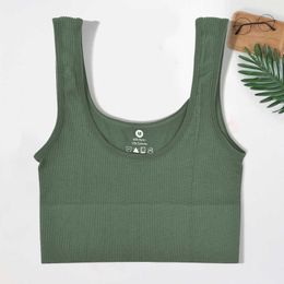 Bras New Arrival Women's Sexy Crop Solid Casual Short Sleeve Top Sports Yoga Fitness Sleep Vest Cushion Tube Bra P230529