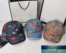 Flower series baseball cap jacquard alphabet cap sports sunscreen net cap trend hat European