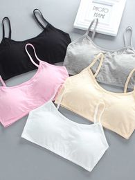 Bras Tube woman tops padded underwear bras teens undergarments young girls lingerie solid bra soft cotton intimates P230512