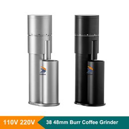 Mini Electric 110/220V Coffee Grinder 30g Espresso Coffee Grinder 48mm Conical Burr Usb Coffee Grinding Machine Single Dose Adjustable