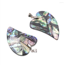 Charms Natural Abalone Paua Shell Pendant For DIY Necklace Keychain Peach Heart Zealand Lover Jewellery Accessories A883