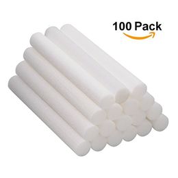 Cotton Swabs 100PCSlot Aromatherapy Inhaler Refill Wick Stick Package Nasal Japanese cotton Wicks 230511