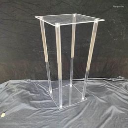 Party Decoration 10pcs)Acrylic Wedding Flower Stand Table Crystal Centrepieces For Yudao625