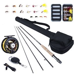 Fishing Accessories Goture Fly Rod Combo 5 6 7 8 CNC Machined Reel Carbon Fibre 2 74M Line Tackle Box Triangle Tube 230512