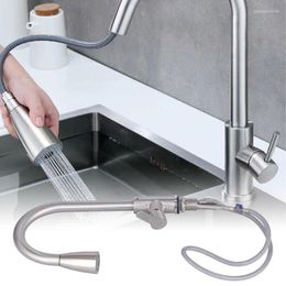 Kitchen Faucets G1/2Inch Stainless Steel Sink Faucet With Pull Out Nozzle Cold And Mixing Water Tap For Home Bathroom Accessories