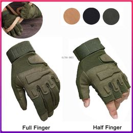 Cycling Gloves Outdoor tactical gloves airsoft sport gloves half finger/full finger military army combat hunting gloves shooting men P230512