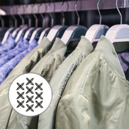 Hangers 20 Pcs Anti Hanger Strips Suit Coat Self- Adhesive Clothes Rack Shoulder Guards Anti- Skid Case