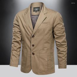 Men's Suits 2023 Spring And Autumn Men's Casual Korean Style Loose Plus Size Coat High Quality Business Handsome Tops