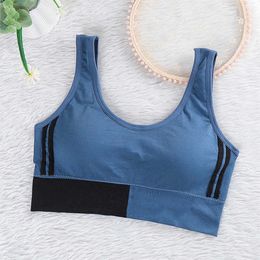 Bras Summer Women Comfortable Seamless Large U Sports Bra For Cup Running Yoga Gym Crop Top Women Push Up Sport Bra Top New P230512