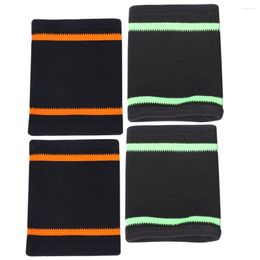 Knee Pads 4Pcs Sweat Band Straps Wristbands Women Wrist Bands Sports For Exercise