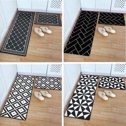 Carpets Yazi Long Kitchen Mat Bath Carpet Floor Home Entrance Doormat Bedroom Living Room Mats Modern Rug