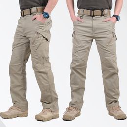 Men's Pants IX9 City Military Tactical Pants Men SWAT Combat Army Pants Casual Men Hiking Pants Outdoors Trousers Cargo Waterproof Pants 5XL 230512