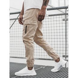 Men's Pants Overalls Cargo Pants Men Casual Multi-pocket Military Tactical Pant Cotton Running Long Trousers Male Outdoor Trouser 230512