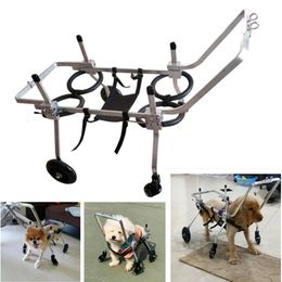 Carriers Pet Wheelchair Disabled Dog Rehabilitation Vehicle Elderly Dog Wheelchair Forelimbs Fourwheeled Pet Scooter