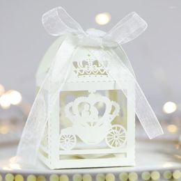 Gift Wrap Candy Boxes For Wedding Party White Valentine Gifts Guests Favors Dragees Containing Box With Packaging Chocolate Sweets