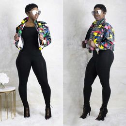 Women's Jackets Plus Sizes Camouflage Jeans Coat Sexy Women Turn Down Collar Novelty Casual Outerwear Denim Short Jacket