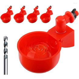 Bowls Chicken Water Cups Feeder Automatic Poultry Kit For Ducks Birds Geese