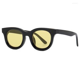 Sunglasses Fashion Women's Round Frame Sun Glasses Men Women Brand Designer Retro Outdoor Protection